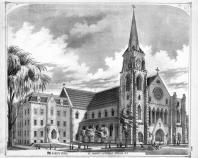 St. Joseph's Cathedral, Buffalo, N.H., Bishop's House, Erie County 1880